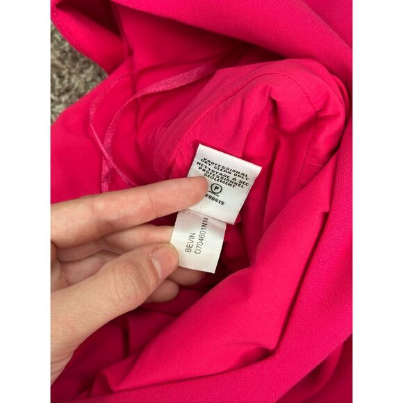 Diane von Furstenberg Bevin Sleeveless V-Neck Sheath Dress Pink Ruched Size 2 - Picture 7 of 11